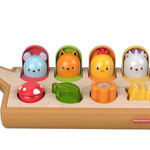 Fisher-Price Baby Toy Hide & Peek Pop-Up Animal-Themed